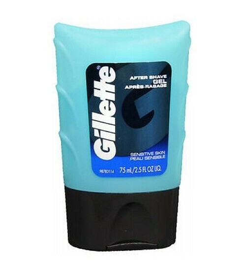 Gillette Sensitive Skin Comfort Cooling After Shave Gel for Facial Hair Removal 75ml